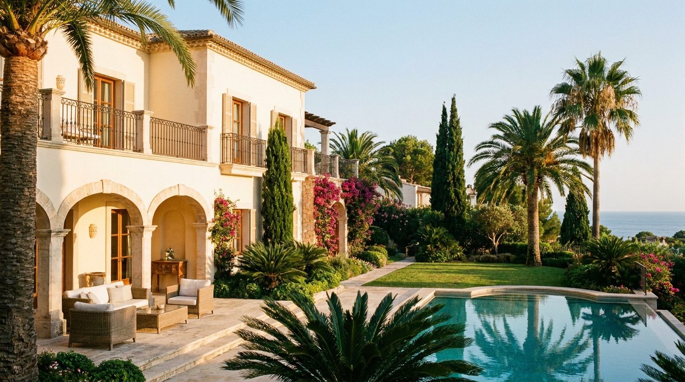 Elegante mediterrane Villa mit Pool in Bendinat, Mallorca