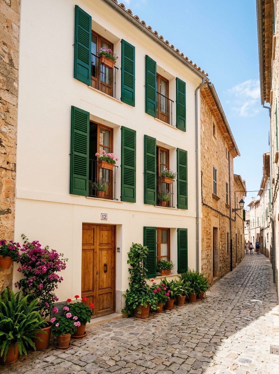 Frisch renoviertes Stadthaus in der Altstadt von Pollença, Mallorca